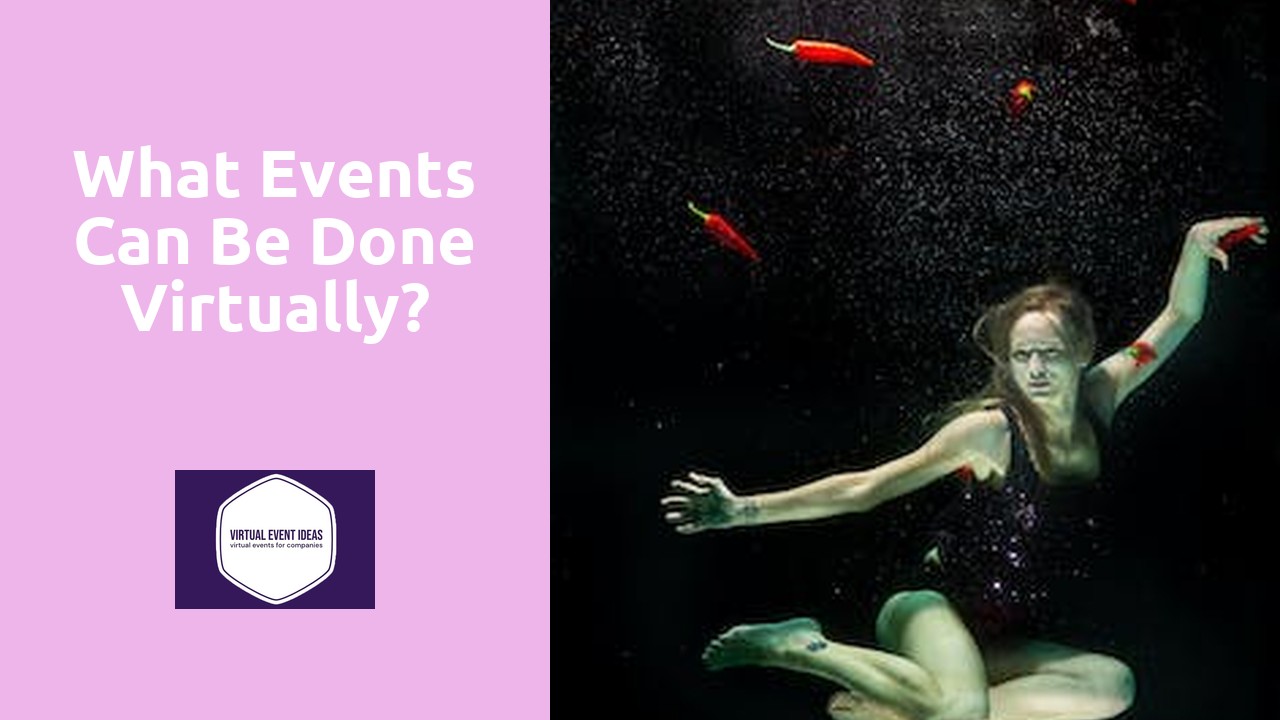 What Events Can Be Done Virtually?